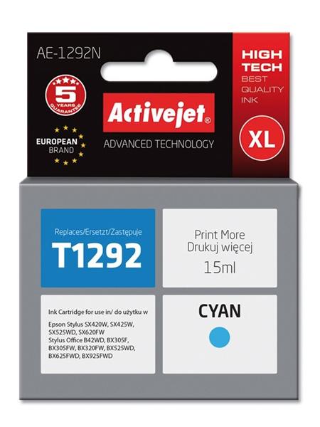 ActiveJet ink cartr. Eps T1292 Cyan SX525 / BX320