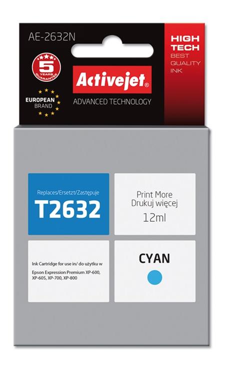 ActiveJet ink Eps T2632 Cyan XP-600, XP-800