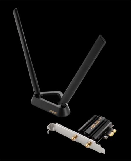 ASUS PCE-AXE59BT, WiFi 6E PCI-E adaptér se 2