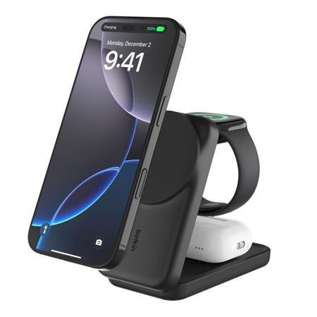 Belkin UltraCharge Qi2 25W 3v1 Magnetická
