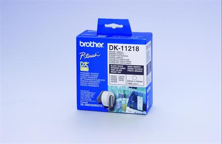 Brother - DK 11218 (papírové / kulaté, průměr 24