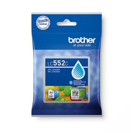 Brother LC-552C (inkoust cyan, 550