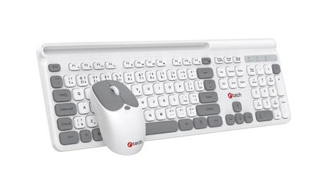 C-TECH WLKMC-05W Quallis, bezdrátový set