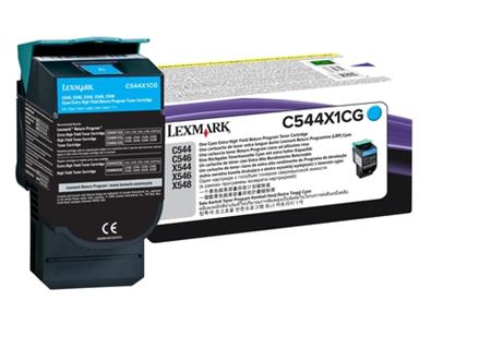 C544 azurový toner pro C544, X544 -