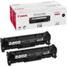 Canon toner CRG-718Bk - Twin pack (CRG718BK)