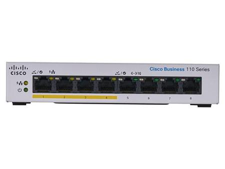 CBS110 Unmanaged 8-port GE, Partial PoE, Desktop,