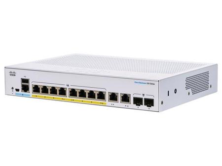 CBS250 Smart 8-port GE, PoE, Ext PS, 2x1G