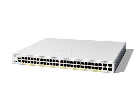 Cisco Catalyst 1300 48-port GE, Full PoE, 4x1G