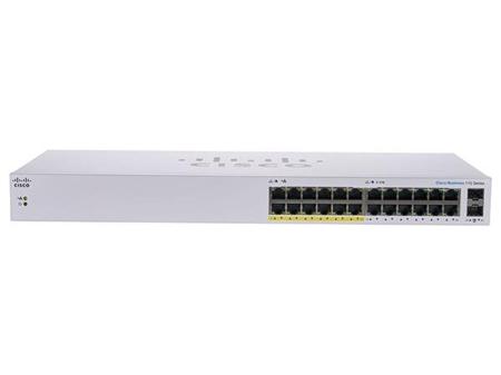 Cisco CBS110-24PP (24xGbE, 2xGbE/SFP combo,