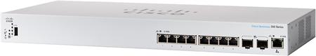 Cisco CBS350 8XT-EU - 6x10GbE,2x10GbE/SFP+combo -