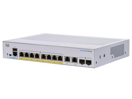 Cisco CBS350 Managed 8-port GE, Full PoE, Ext PS,