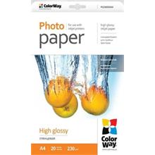 COLORWAY fotopapír/ high glossy 230g/m2, A4/ 20