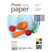 COLORWAY fotopapír/ matte 190g/m2, 10x15/ 50