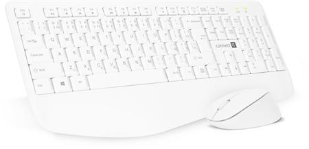 CONNECT IT Combo bezdrátová bílá klávesnice +