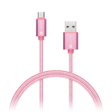 CONNECT IT Wirez Premium Metallic micro USB -