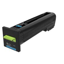 CX82x, CX860 Cyan High Yield Return Program Toner Cartridge - 17 000 stran