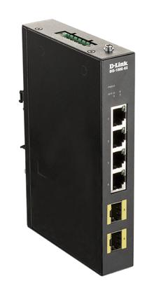 D-Link 4-port Gigabit Industrial Switch including 2 x 100/1000M SFP