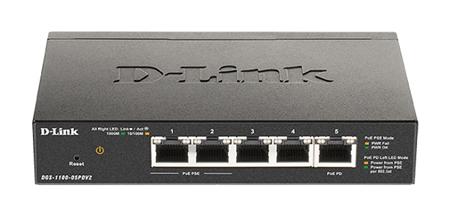 D-Link 5-Port Gigabit PoE Smart Managed Switch