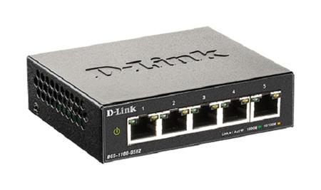 D-Link DGS-1100-05V2/E 5-Port Gigabit Smart