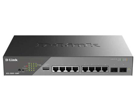 D-Link DSS-200G-10MP/E 10-Port Gigabit Ethernet