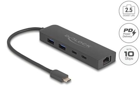 Delock 10 Gbps USB rozbočovač s portem 2,5