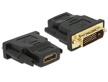 Delock Adaptér DVI 24+1 pin samec > HDMI