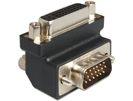 Delock Adaptér DVI 24+5 pin samice > VGA 15 pin