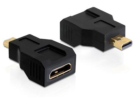Delock adaptér HDMI mini C samice > HDMI micro D