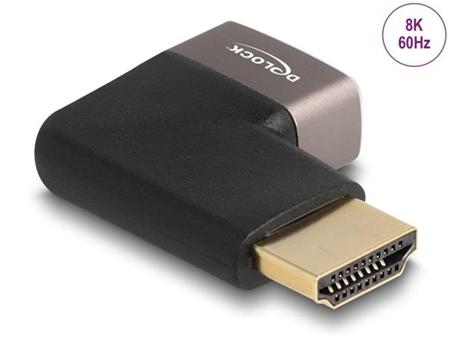 Delock Adaptér HDMI, ze zástrčky na zásuvku, 90°