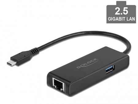 Delock Adaptér USB Type-C™ na 2,5 Gigabit LAN s