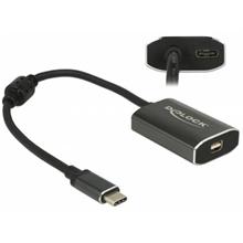 Delock Adaptér USB Type-C™ samec > mini Displayport samice (DP Alt Mód) 4K 60 Hz s funkcí PD