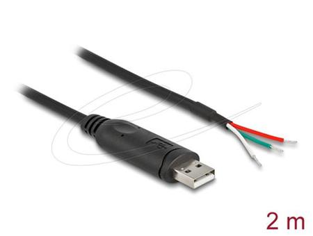 Delock Adaptérový kabel z rozhraní USB 2.0 Typu-A