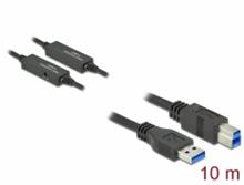 Delock Aktivní kabel USB 3.2 Gen 1, z USB Typu-A na USB Typu-B, délka 10 m