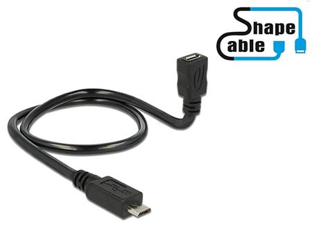 Delock Cable USB 2.0 Micro-B male > USB 2.0