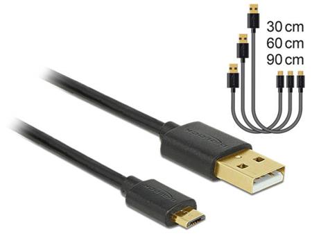 Delock Datový a rychlonabíjecí kabel USB 2.0