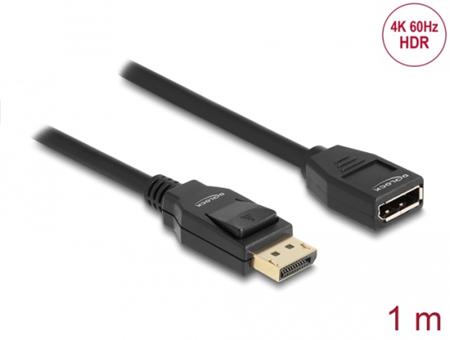 Delock DisplayPort 1.2 prodlužovací kabel 4K 60