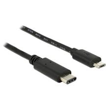 Delock kabel USB Typ-C™ 2.0 samec > USB 2.0 typ Micro-B samec 1 m černý 