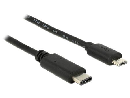 Delock Kabel USB Type-C™ 2.0 samec > USB 2.0 Typ