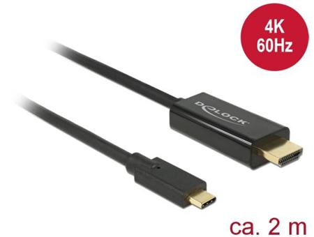 Delock Kabel USB Type-C™ samec > HDMI samec (DP