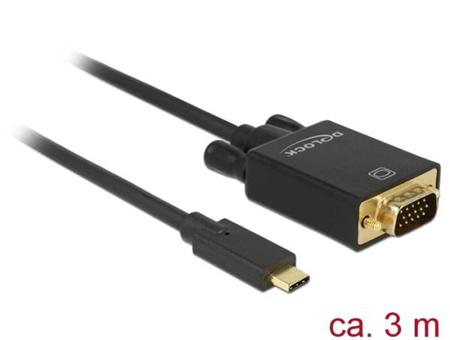 Delock Kabel USB Type-C™ samec > VGA samec (DP
