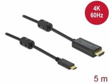 Delock Kabel z Active USB Type-C™ na HDMI, (DP Alt Mode) 4K 60 Hz 5 m