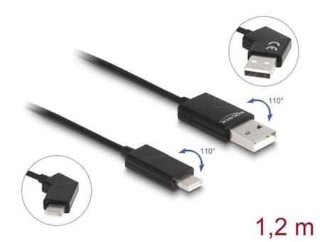 Delock Kabel ze zástrčky USB 2.0 Typ-A na