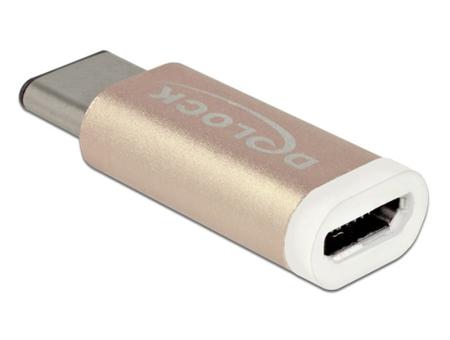 Delock měděný Adaptér USB Type-C™ 2.0 samec