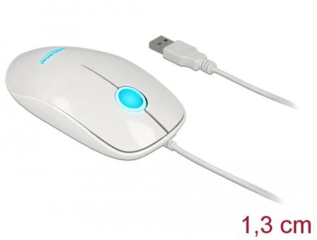 Delock Optická 3-tlačítková LED myš USB Typ-A