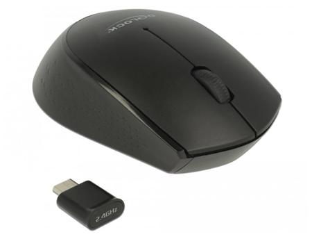 Delock Optická 3-tlačítková mini myš USB Type-C™