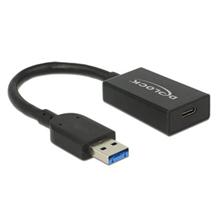 Delock Převodník USB 3.1 Gen 2 Typ-A samec > USB Type-C™ samice aktivní černý 15 cm
