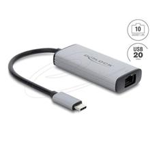 Delock Síťový adaptér USB Type-C™, 10 Gigabit LAN, 1 x RJ45