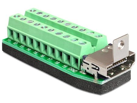 Delock Terminal Block Adapter HDMI female to 20