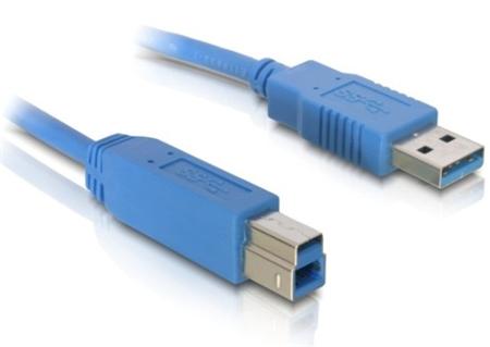 Delock USB 3.0 kabel A samec / B samec délka 1,8