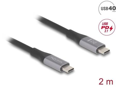 Delock USB 40 Gbps kabel USB Type-C™ samec na